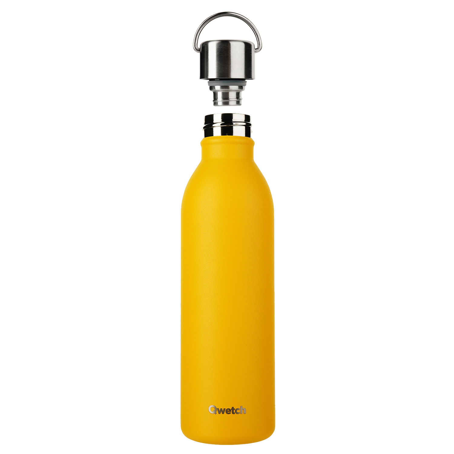 Термобутылка Qwetch Matt, желтый, 600 мл (927099) - фото 3