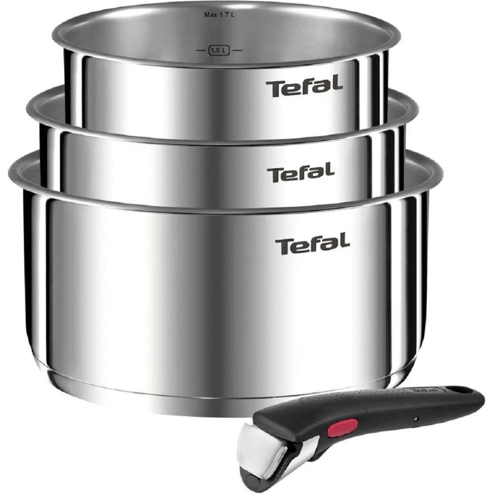 Набор посуды Tefal Ingenio Emotion 3 предмета (L8964S55) - фото 1