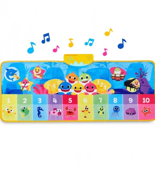 Музыкальный коврик-пианино Baby Shark Прыгай и пой, англиский язык (61357) - фото 2