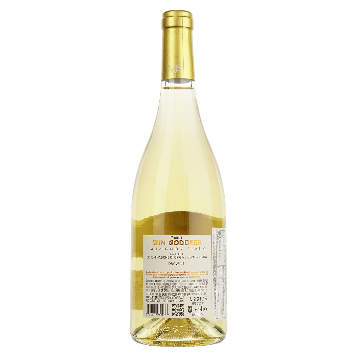 Вино Fantinel Sun Goddess Sauvignon Blanc біле сухе 0.75 л - фото 2