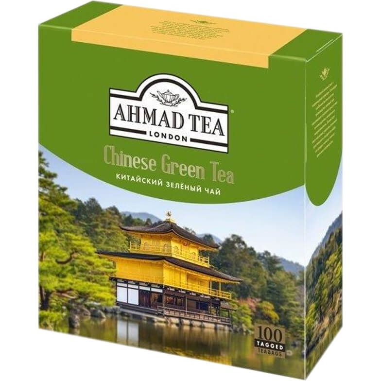 Чай зелений Ahmad Tea Китайський, 180 г (100 шт. по 1,8 г) (767615) - фото 1