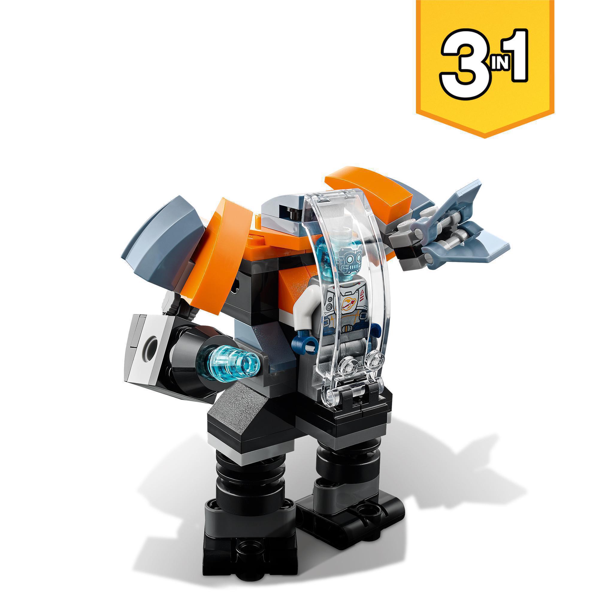 Конструктор LEGO Creator Кібердрон, 113 деталей (31111) - фото 5