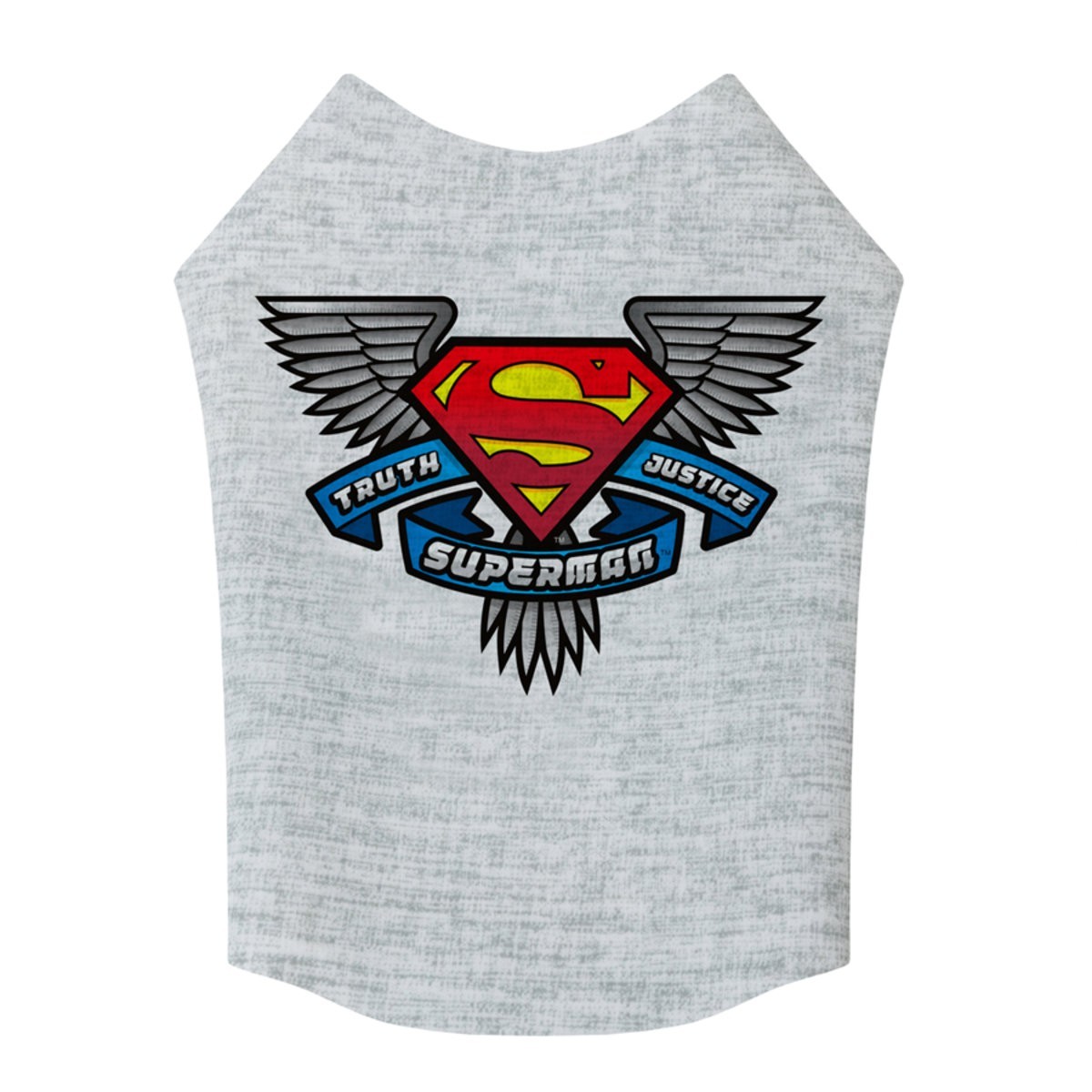 Майка для собак Waudog Clothes, Супермен, правда, справедливость, XS30, - фото 1