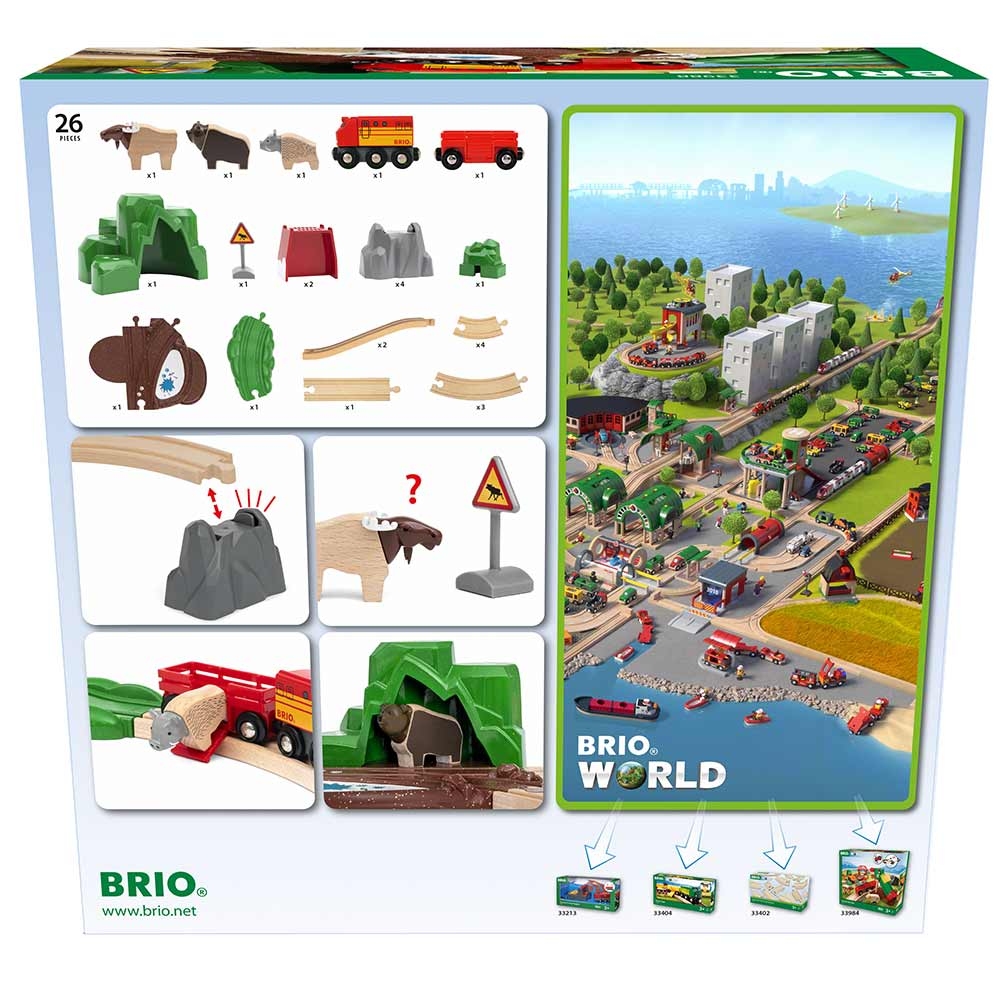 Детская железная дорога Brio Лесные животные (33988) - фото 4