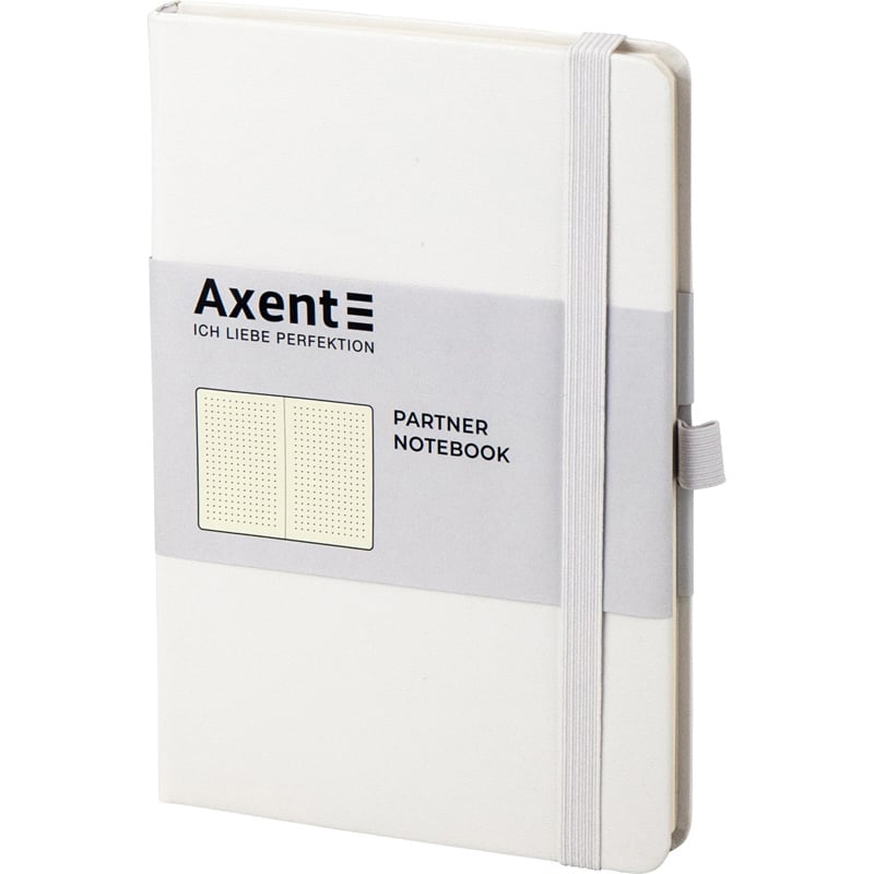 Книга записна Axent Partner A5- у крапку 96 аркушів біла (8306-21-A) - фото 2