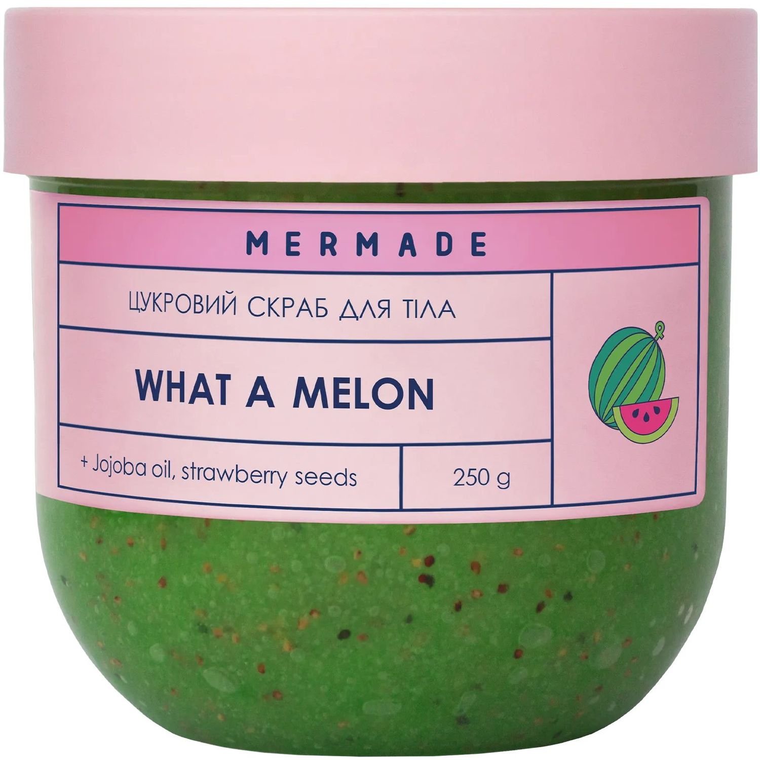 Цукровий скраб для тіла Mermade What a Melon 250 г - фото 1