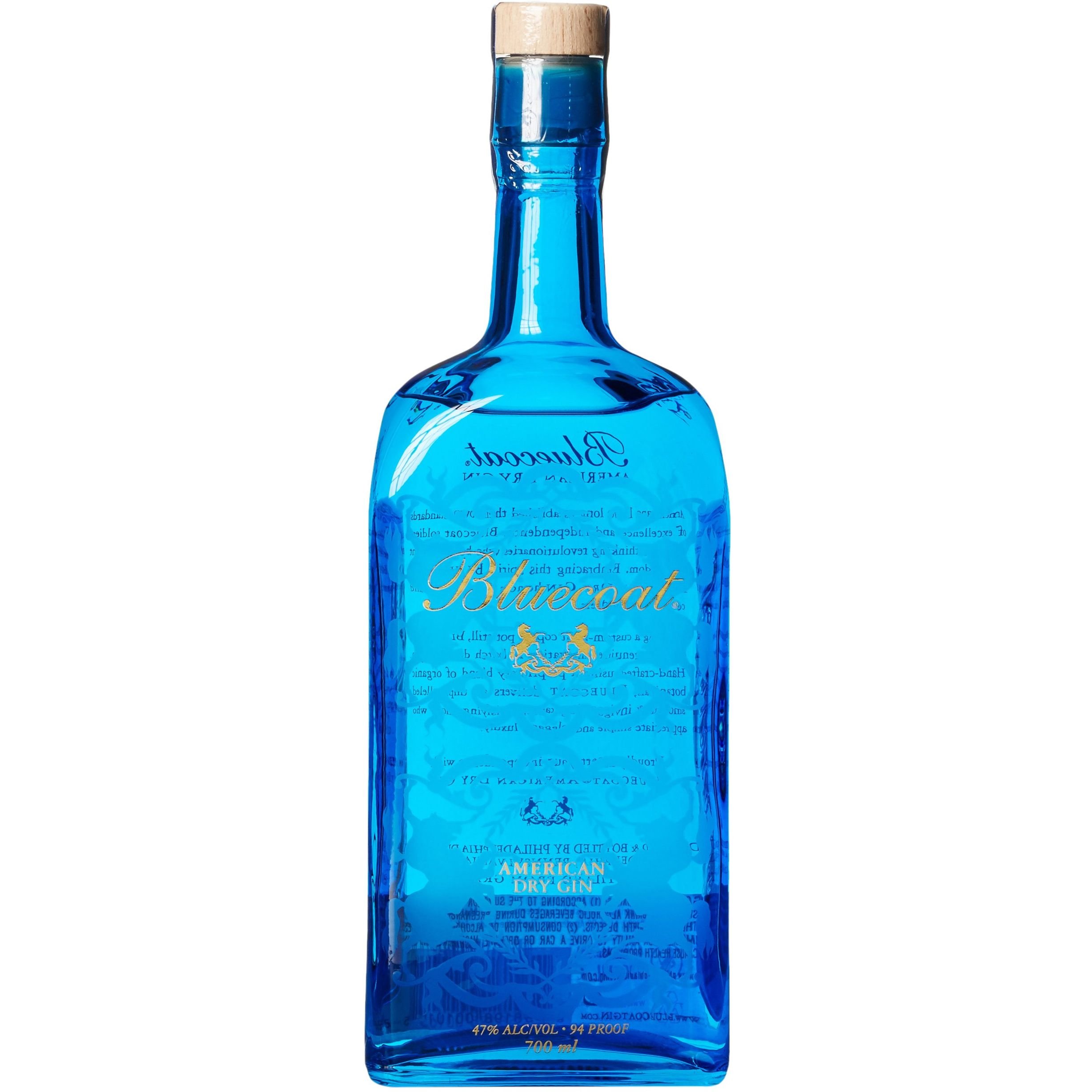 Джин Bluecoat American Dry Gin 47% 0.7 л - фото 1