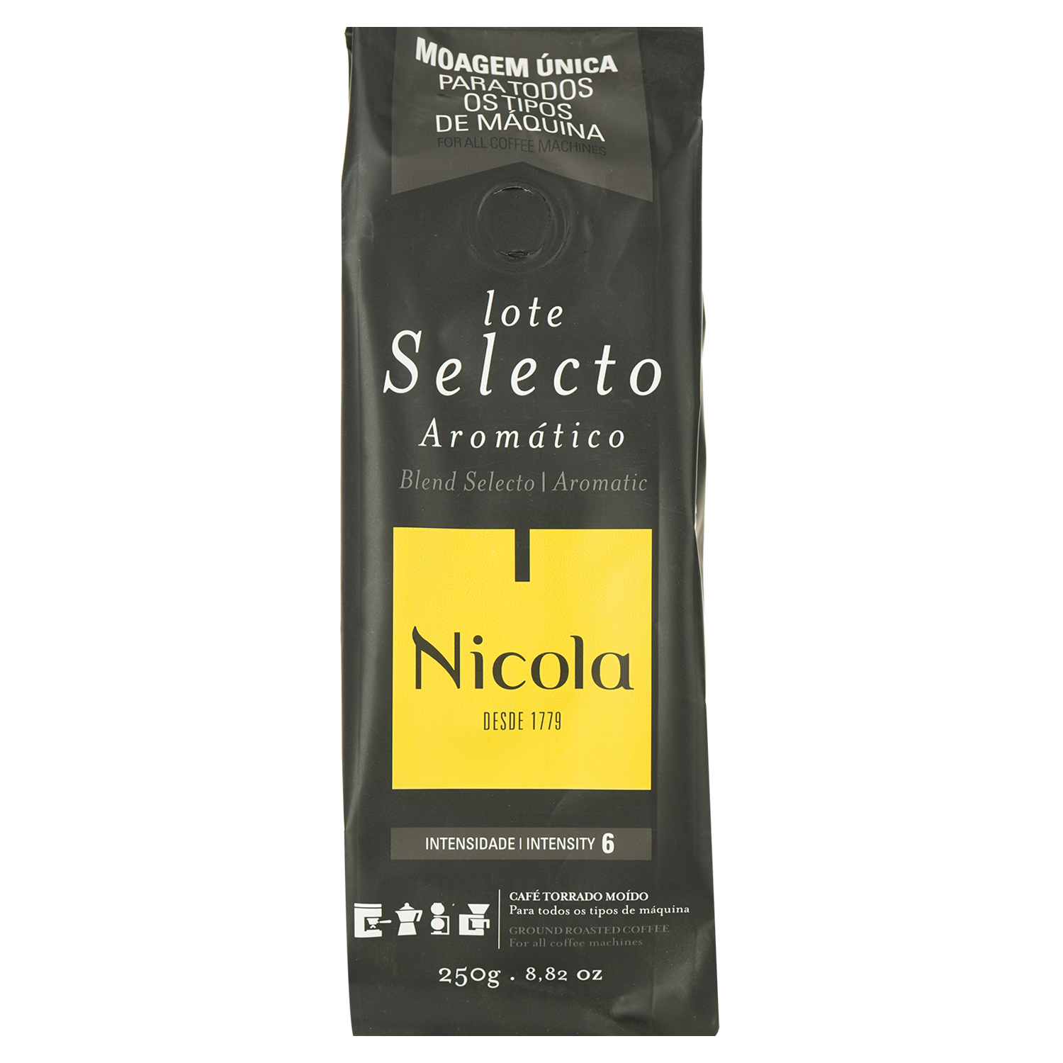 Кава мелена Nicola Selecto смажена, 250 г (637691) - фото 1