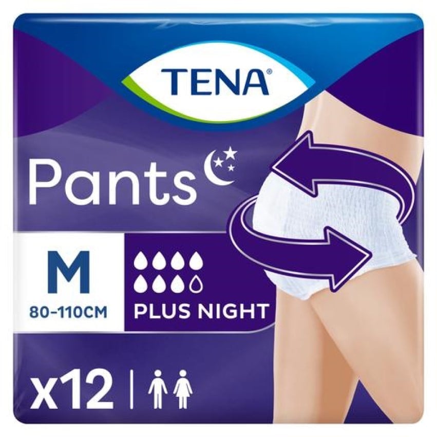 Труси-підгузки для дорослих Tena Pants Plus Night Мedium 12 шт. - фото 1