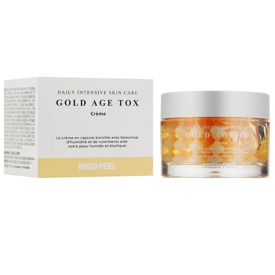 Крем для обличчя Medi-Peel Антивіковий капсульний Gold Age Tox Cream, 50 мл - фото 1