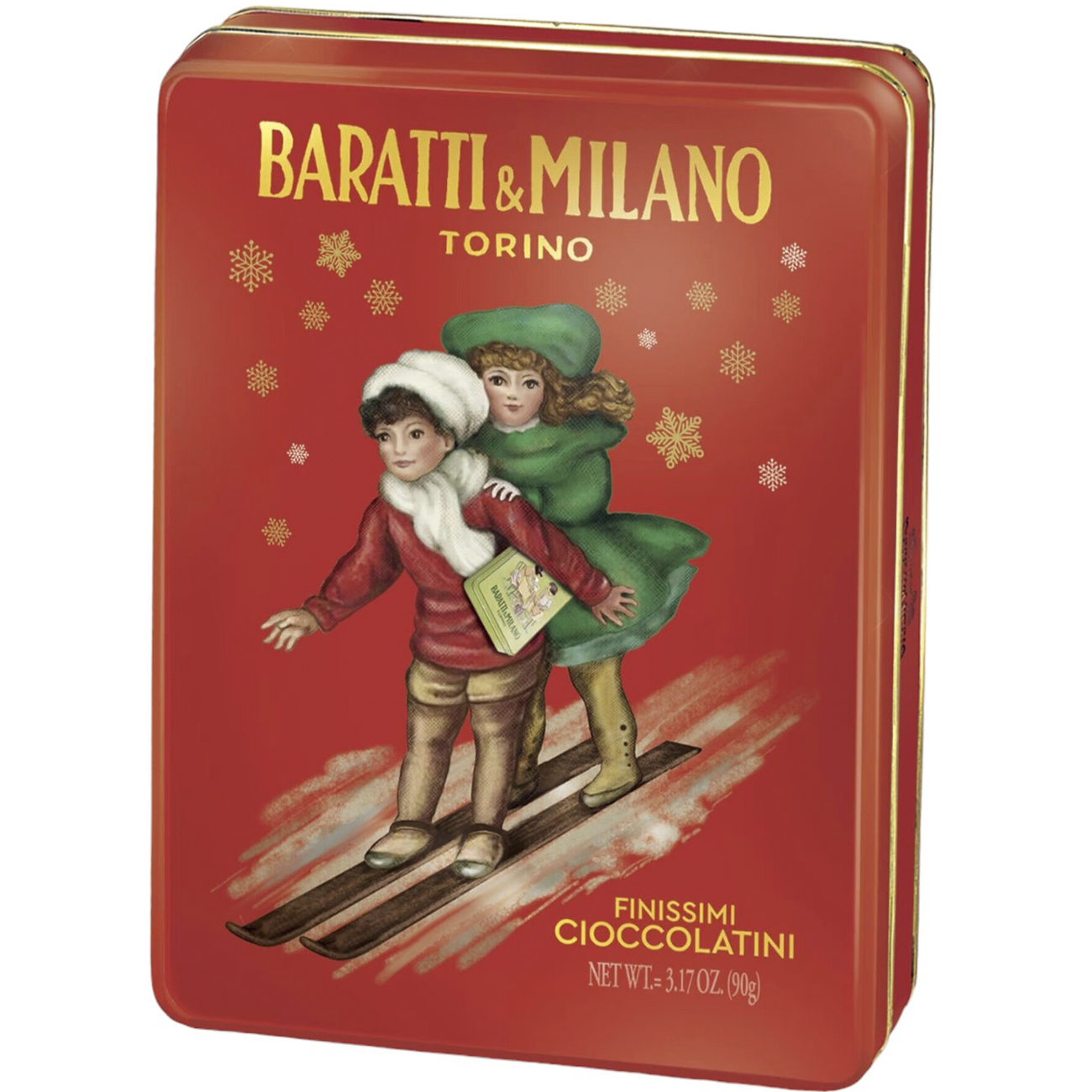 Конфеты Baratti & Milano Torino Finissimi Cioccolatini шоколадные с лесным орехом 90 г - фото 1
