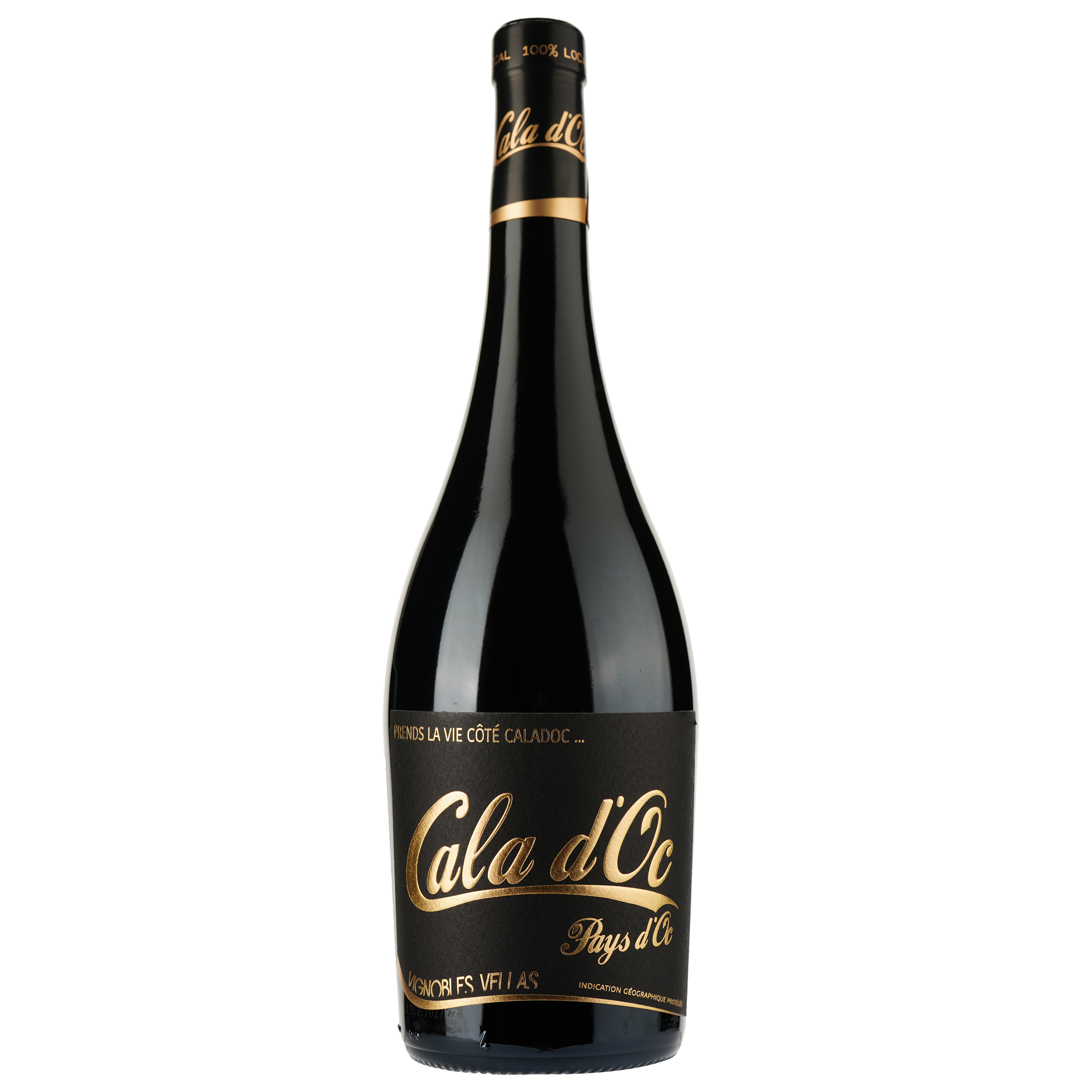 Вино Cala d'Oc Prends La Vie Cote Caladoc IGP Pays D'Oc, червоне, сухе, 0,75 л - фото 1