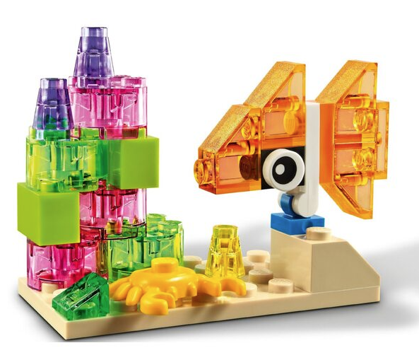 Конструктор LEGO Classic Прозрачные кубики, 500 деталей (11013) - фото 8