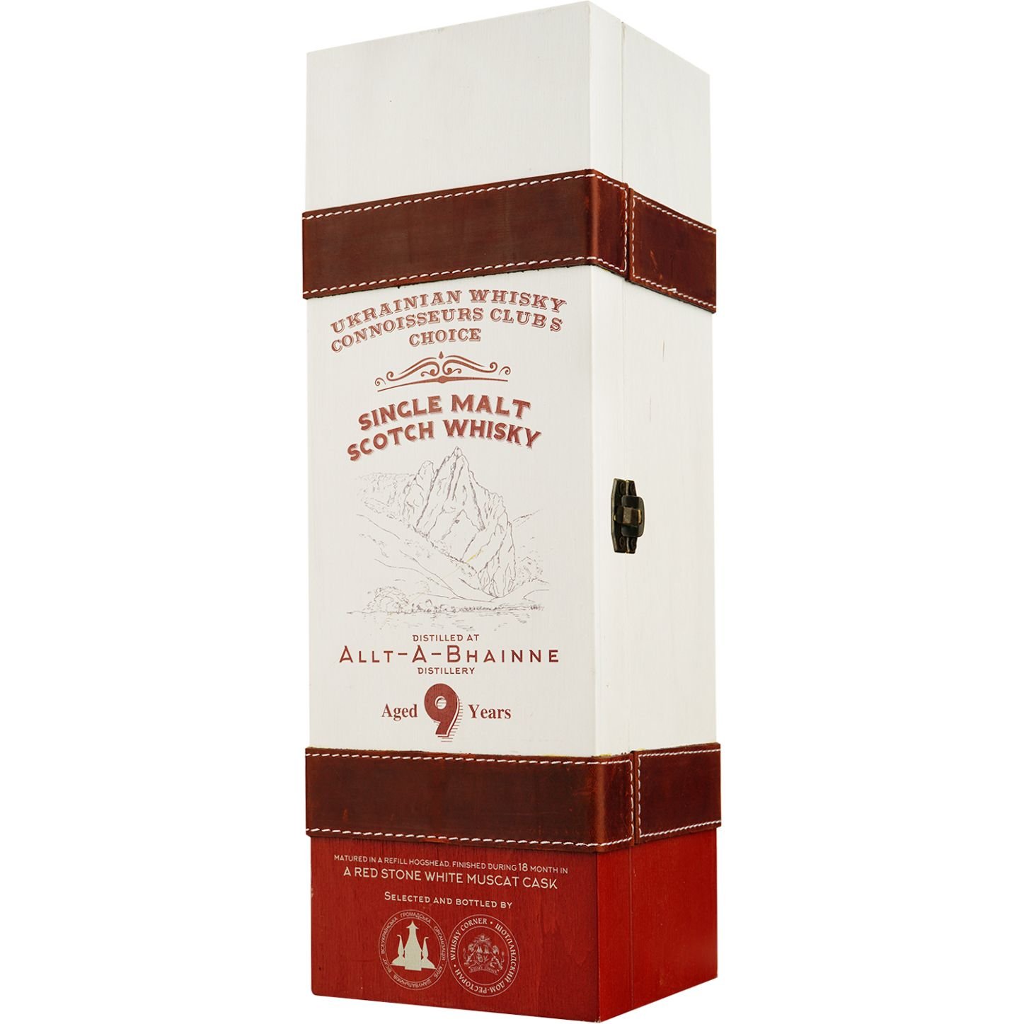 Виски Allt-A-Bhainne 9 Years Old White Muscat Red Stone Single Malt Scotch Whisky, в подарочной упаковке, 53,2%, 0,7 л - фото 3