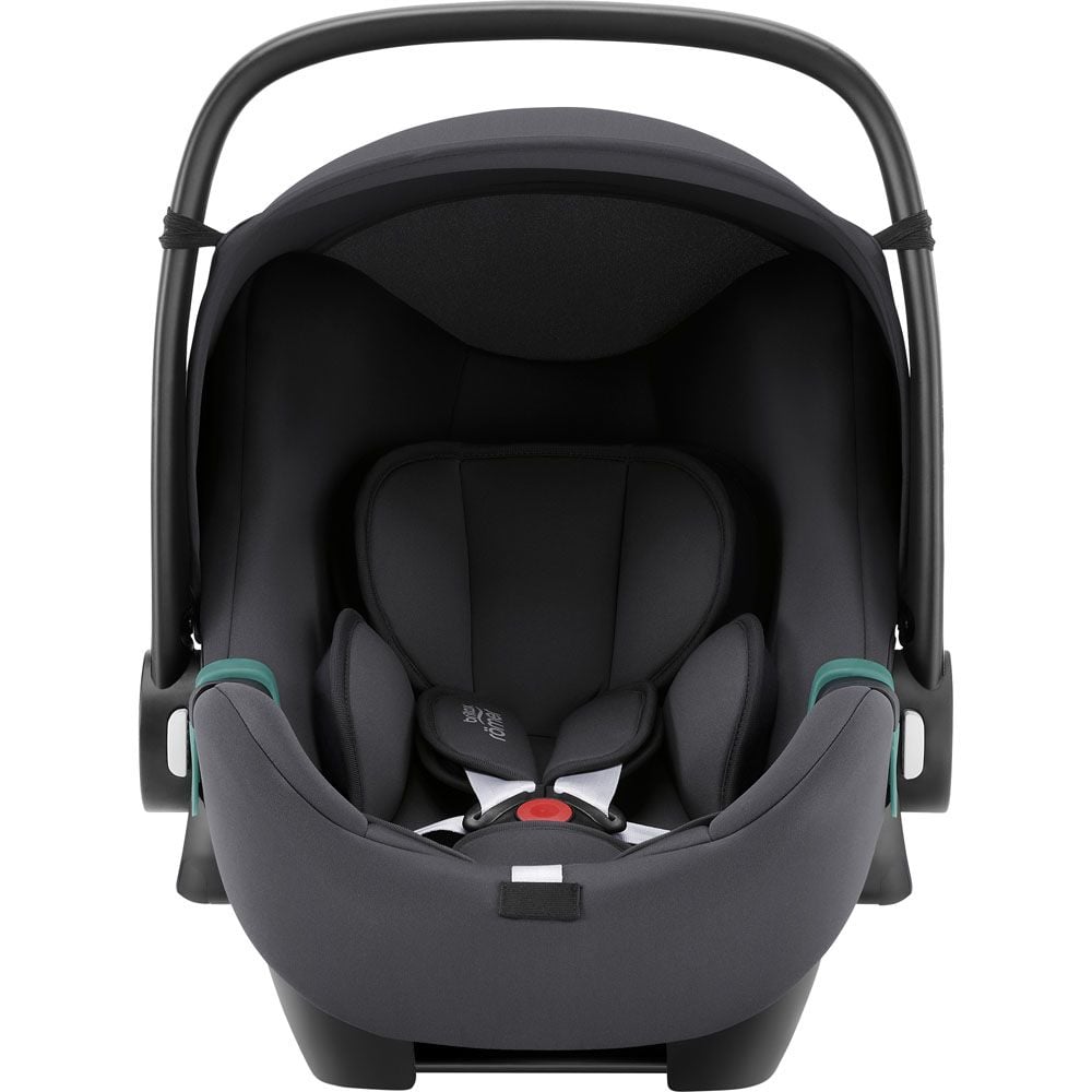 Автокрісло Britax Romer Baby-Safe 3 i-Size Midnight Grey, з платформою Flex Base, сіре (2000035083) - фото 7