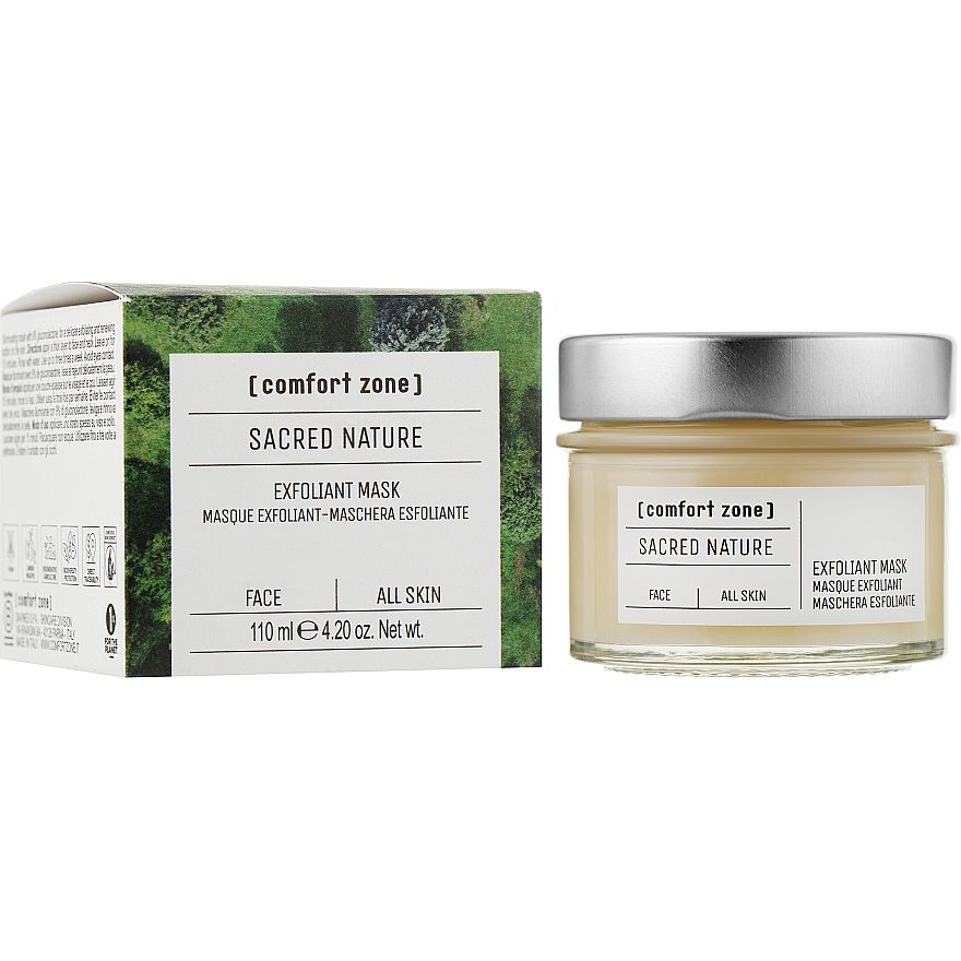 Маска для обличчя Comfort Zone Sacred Nature Exfoliant Mask освітлювальна 110 мл - фото 1