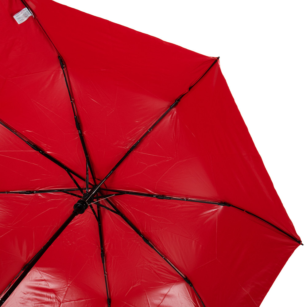 Женский складной зонтик полуавтомат Fare 100 см черный - фото 4