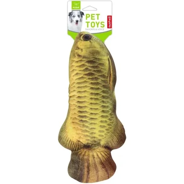 Игрушка для животных Nunbell Плюшевая рыбка 20х9 см - фото 1