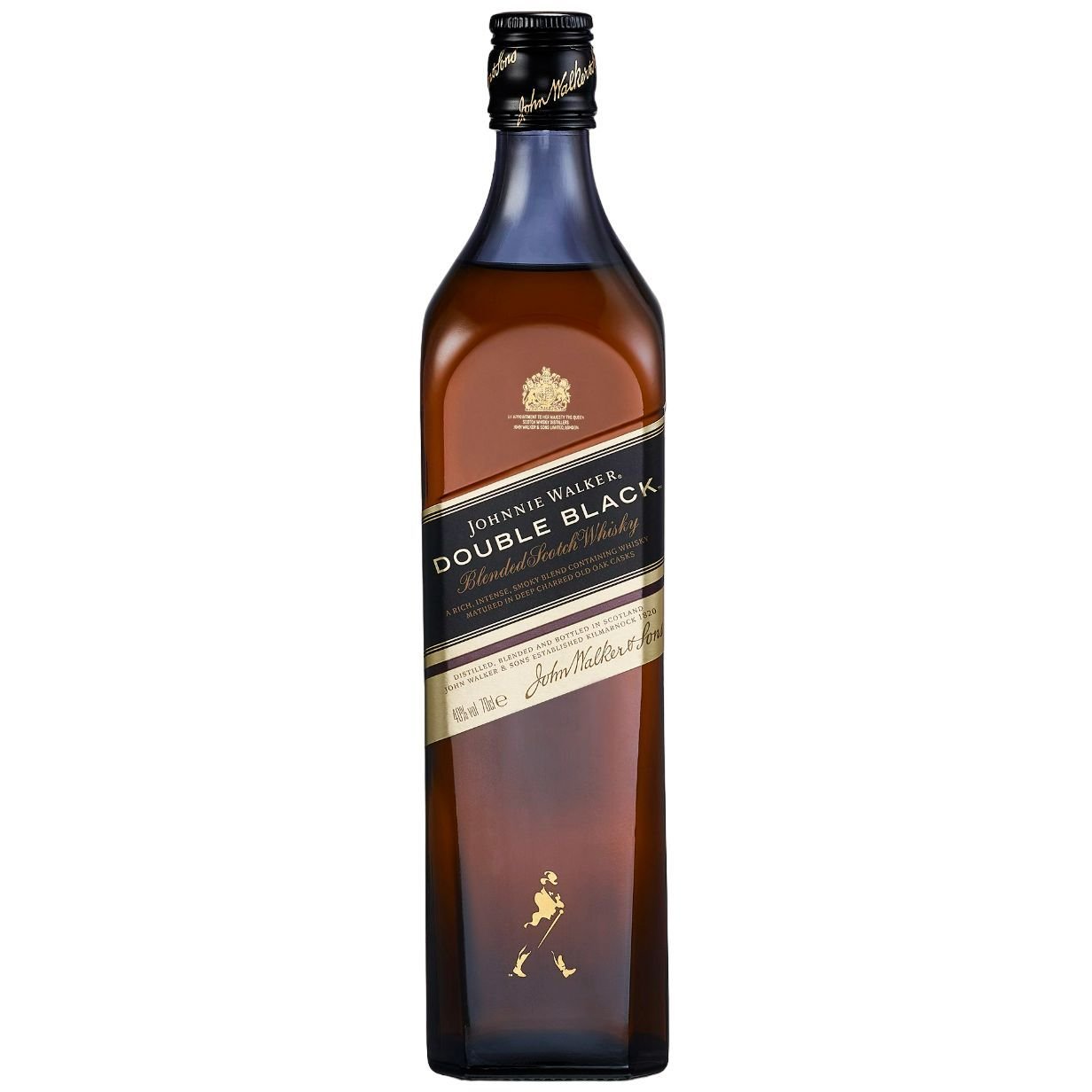 Віскі Johnnie Walker Double Black Blended Scotch Whisky, 0,7 л, 40% (546441) - фото 1