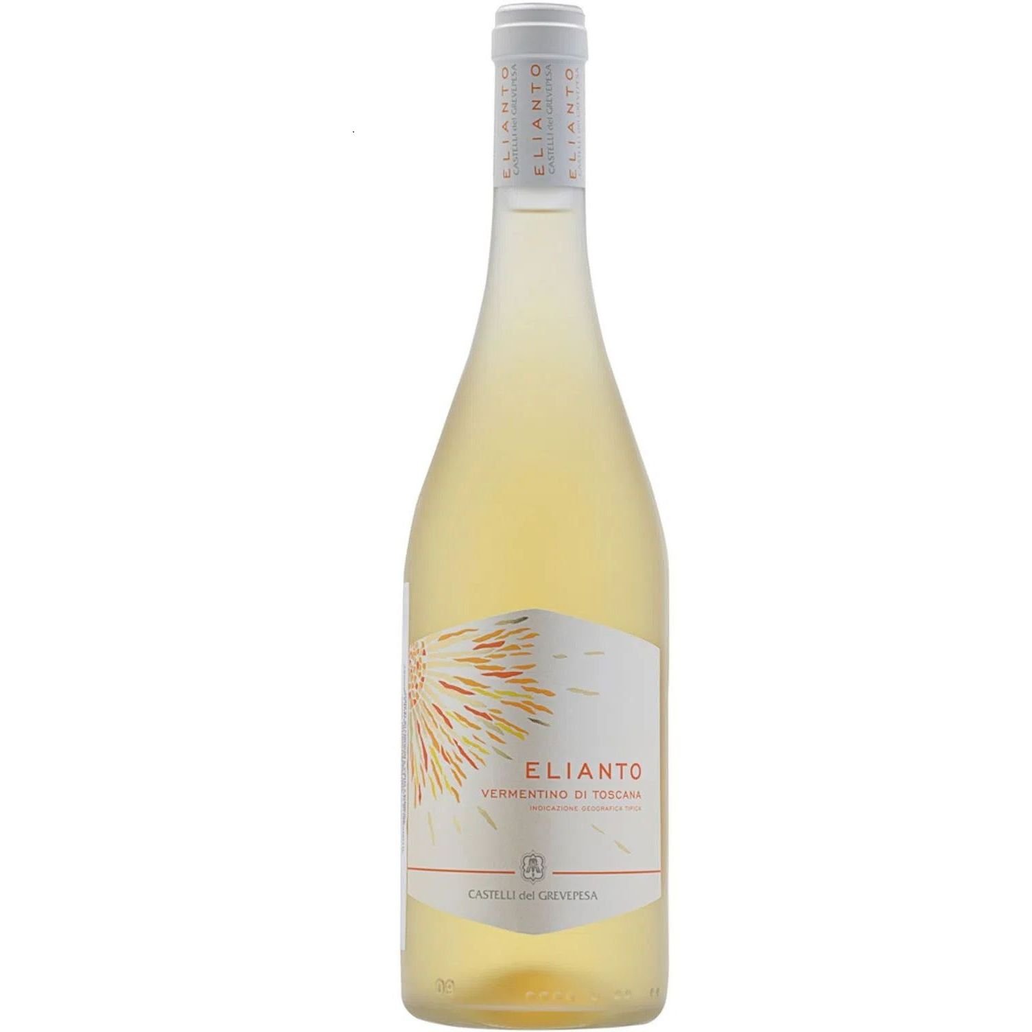 Вино Castelli del Grevepesa Vermentino di Toscana Elianto, 13,5%, 0,75 л - фото 1