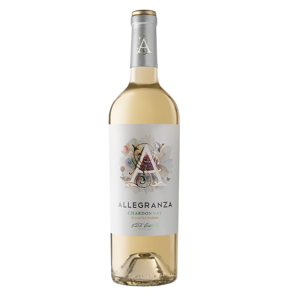 Вино Allegranza Chardonnay, біле, сухе, 13%, 0,75 л - фото 1