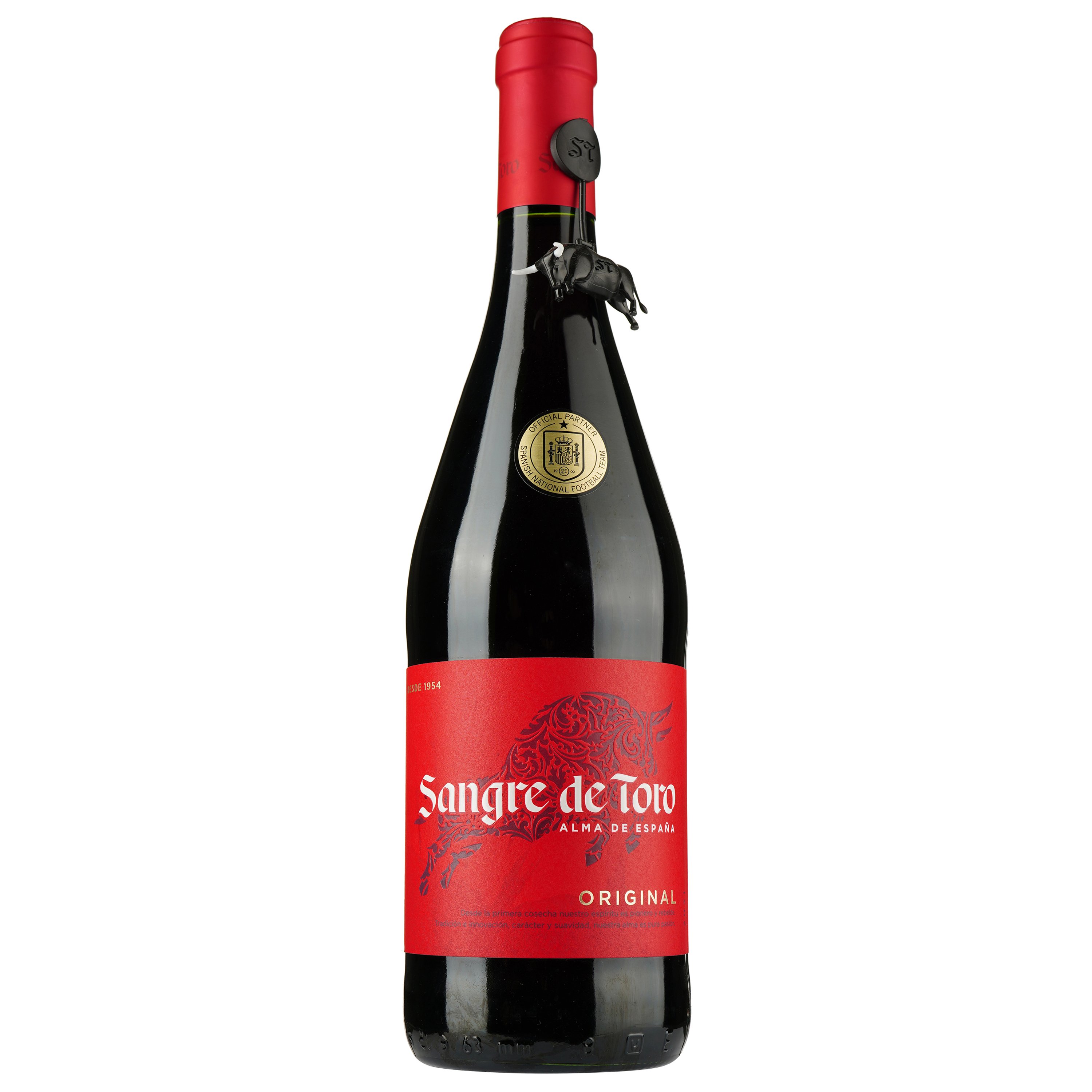 Вино Torres Sangre de Toro Original, червоне, сухе, 13,5% 0,75 л (44362) - фото 1