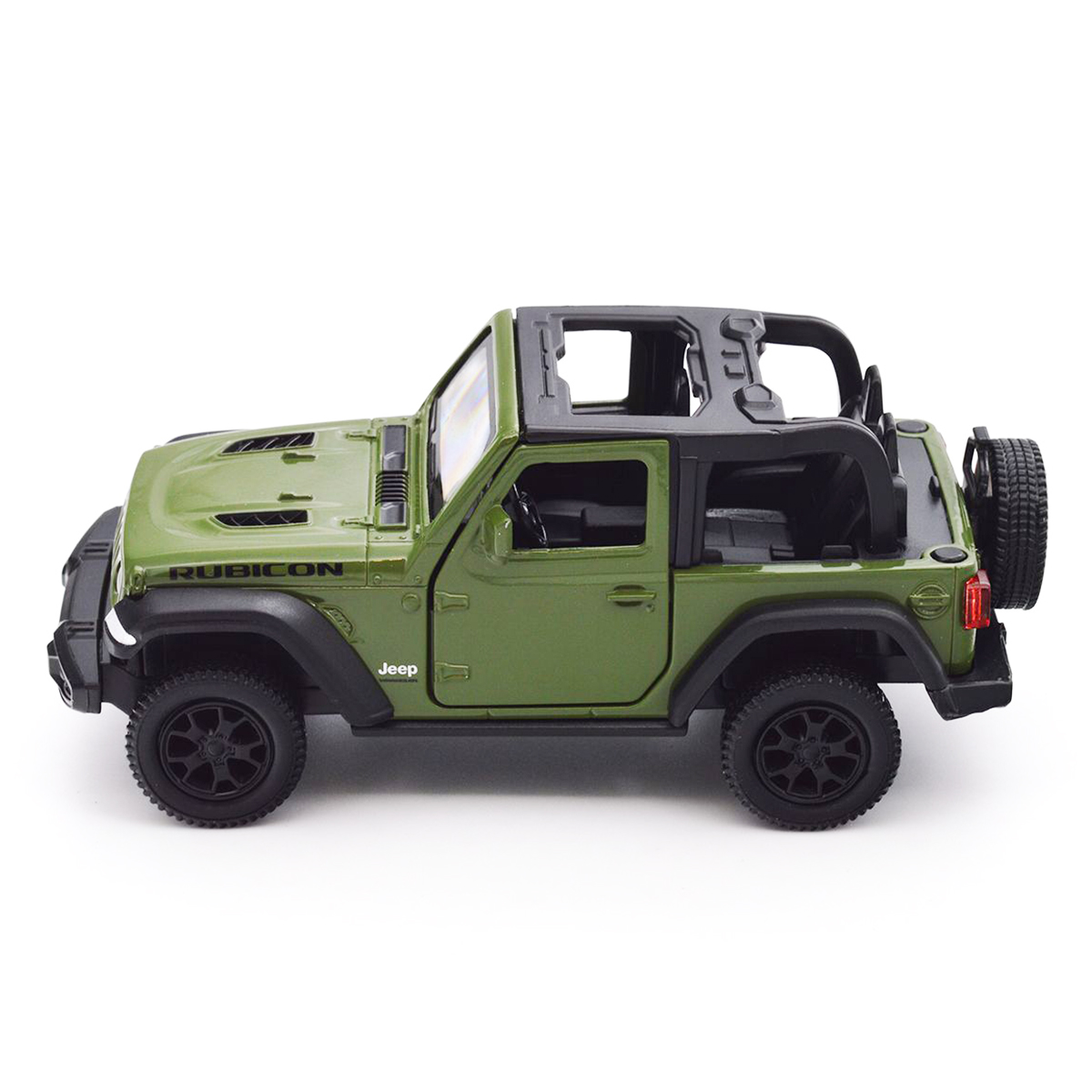 Автомодель TechnoDrive Jeep Wrangler Rubicon 2021, 1:32, зелена (250339U) - фото 3