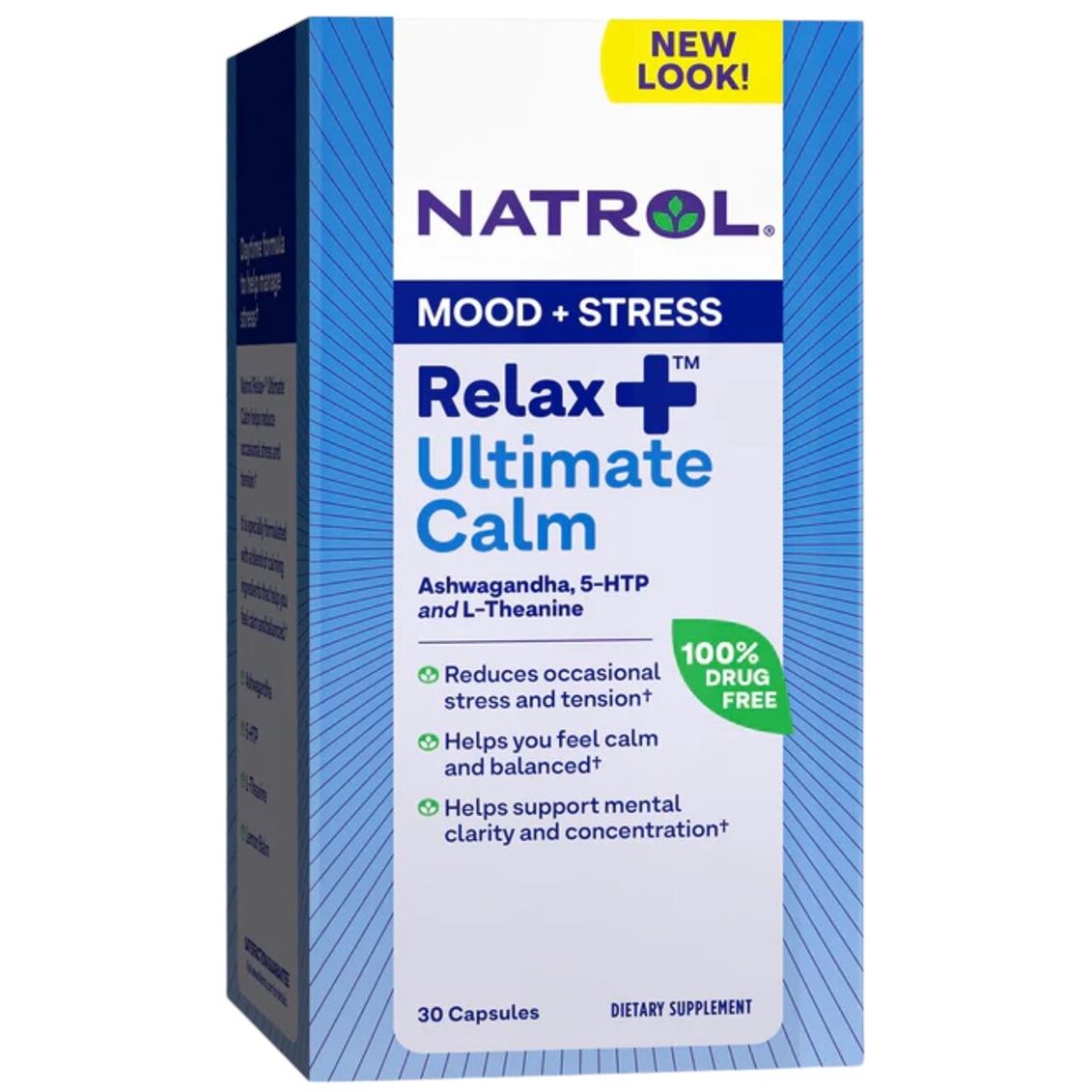 Комплекс Natrol Relax+ Ultimate Calm глубокий покой и уравновешенность 30 капсул (NTL07413) - фото 4