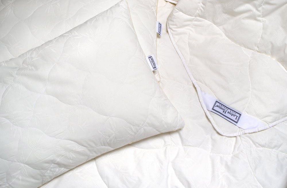 Одеяло с подушками Lotus Home Bamboo Extra, евростандарт, молочное (svt-2000022304153) - фото 6