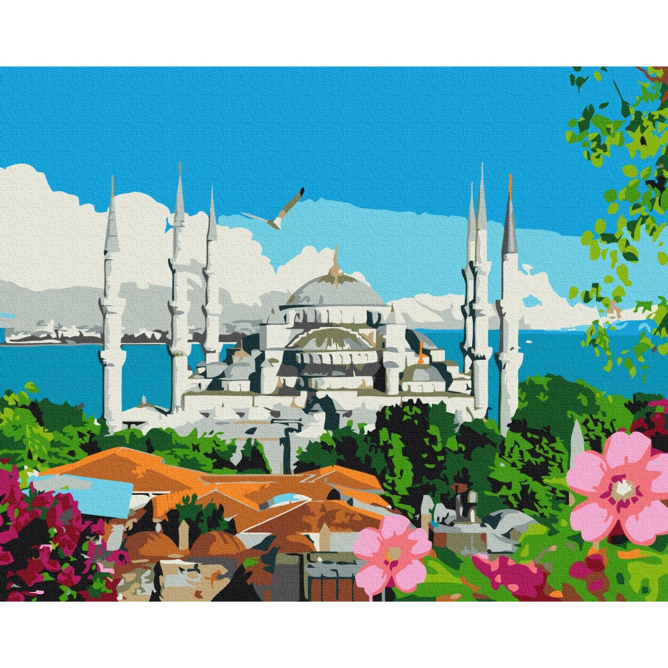 Картина за номерами Літній Стамбул Brushme 40x50 см кольорова 000277988 - фото 1
