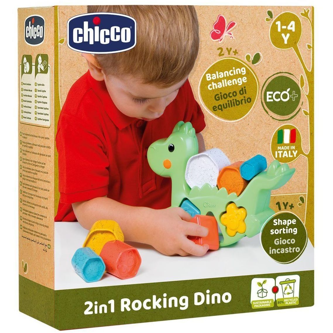 Игрушка развивающая Chicco 2 в 1 Балансирующий динозавр (10499.10) - фото 11