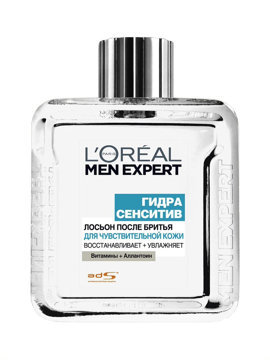 Лосьйон після гоління L'oreal Paris Men Expert Гідра Сенситів для чутливої шкіри, 100 мл - фото 1