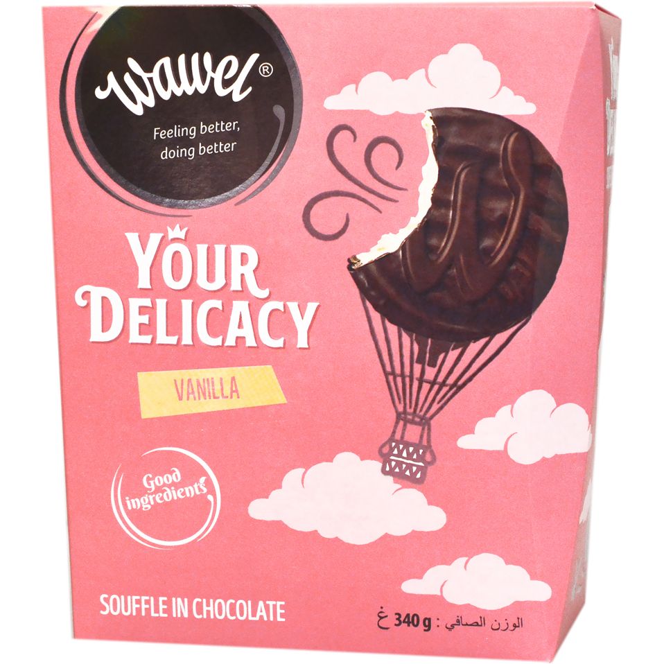 Конфеты Wawel Delicacy Vanilla ванильное суфле в шоколаде, 340 г (925511) - фото 1