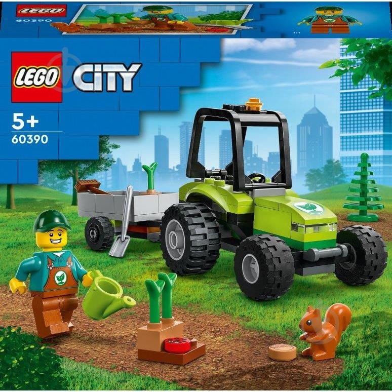 Конструктор LEGO City Трактор в парке, 86 деталей (60390) - фото 1