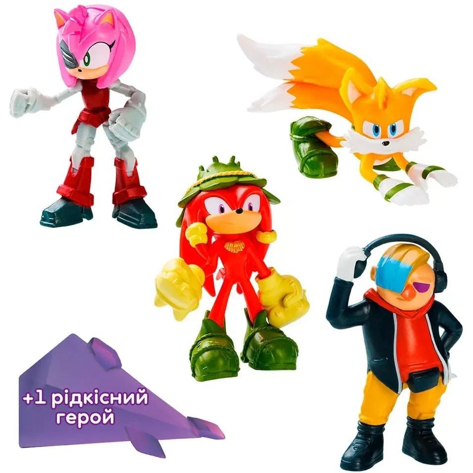 Набір ігрових фігурок Sonic Prime Пригоди Наклза, 6,5 см (SON2040B) - фото 1