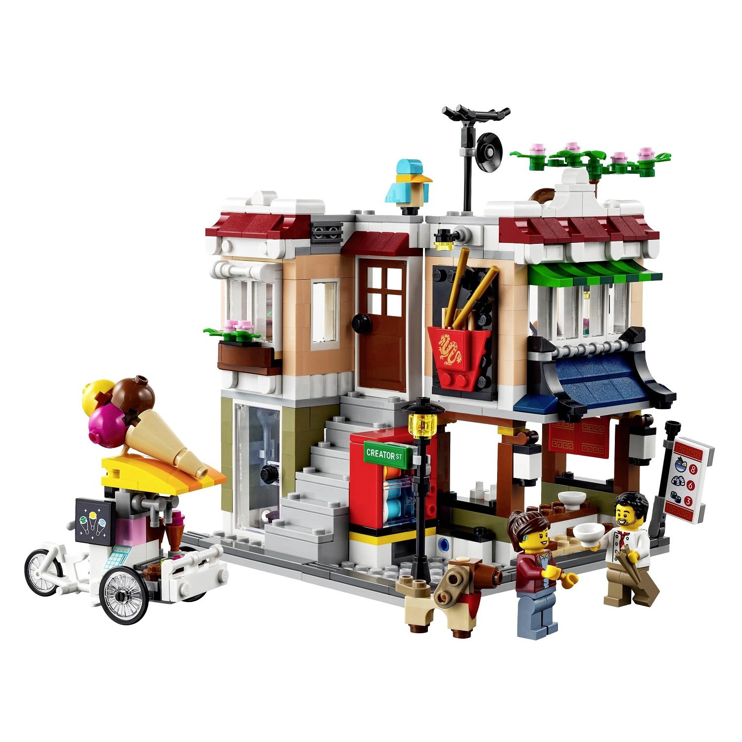 Конструктор LEGO Creator Магазин локшини в центрі міста, 569 деталь (31131) - фото 4