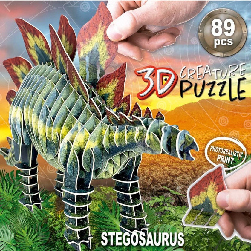 Пазл 3D Educa Стегозавр, 89 элементов (19184) - фото 3