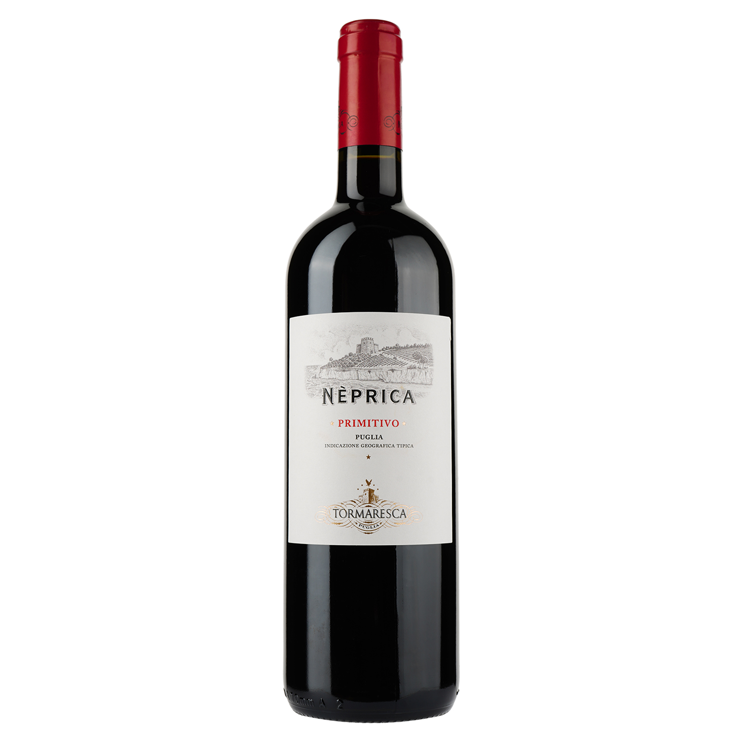 Вино Tormaresca Neprica Primitivo, червоне, сухе, 0,75 л (Q2345) - фото 1