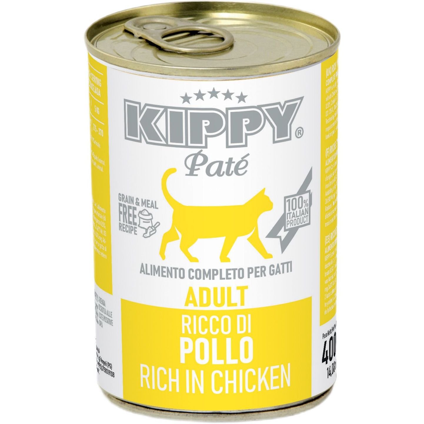 Вологий корм для котів Kippy паштет з курятиною 400 г - фото 1
