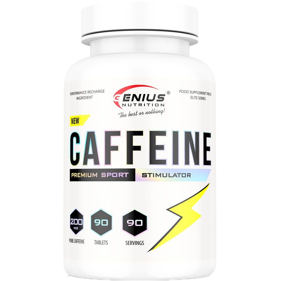 Енергетик Genius Nutrition Caffeine 90 таблеток - фото 1