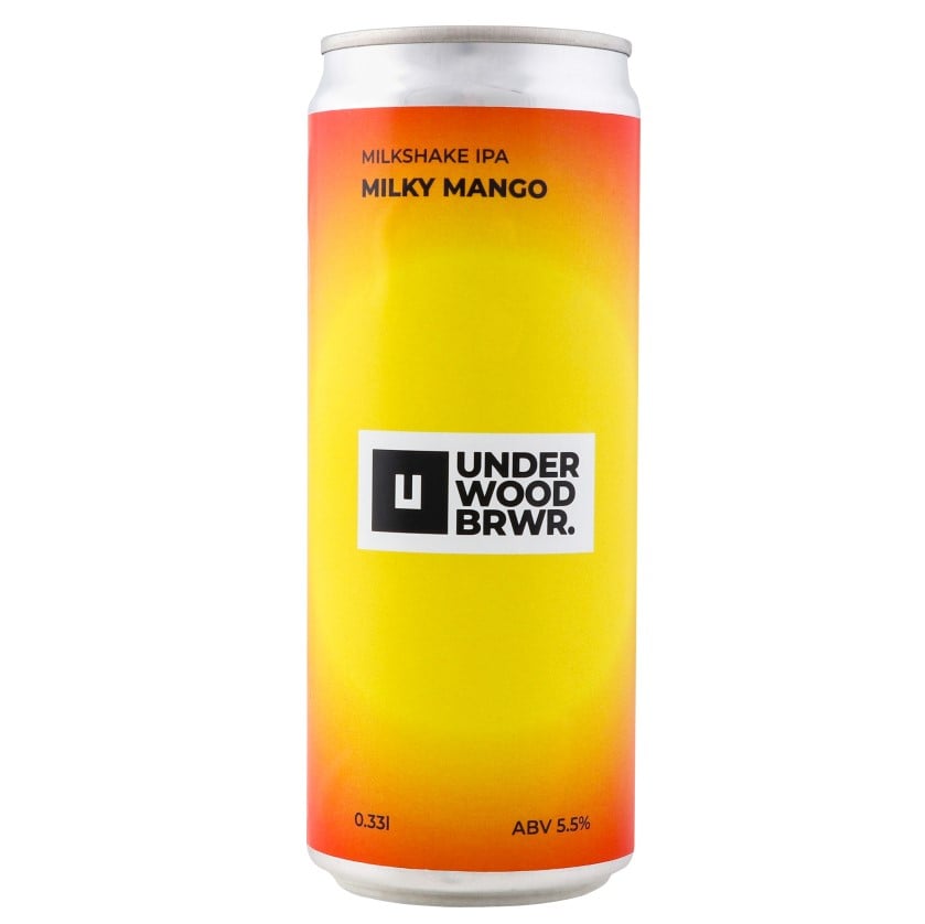 Пиво Underwood Brewery Milky Mango, світле, 5,5%, з/б, 0,33 л (870724) - фото 1