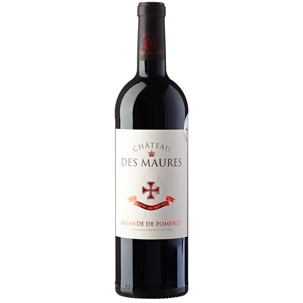 Вино Les Grands Chais de France Chateau des Maures Lalande de Pomerol, червоне, сухе, 13,5%, 0,75 л - фото 1