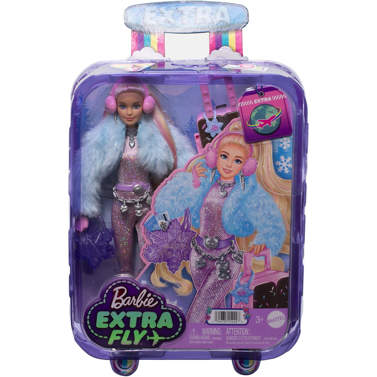 Лялька Barbie Extra Fly Зимова красуня, 29,5 см (HPB16) - фото 4