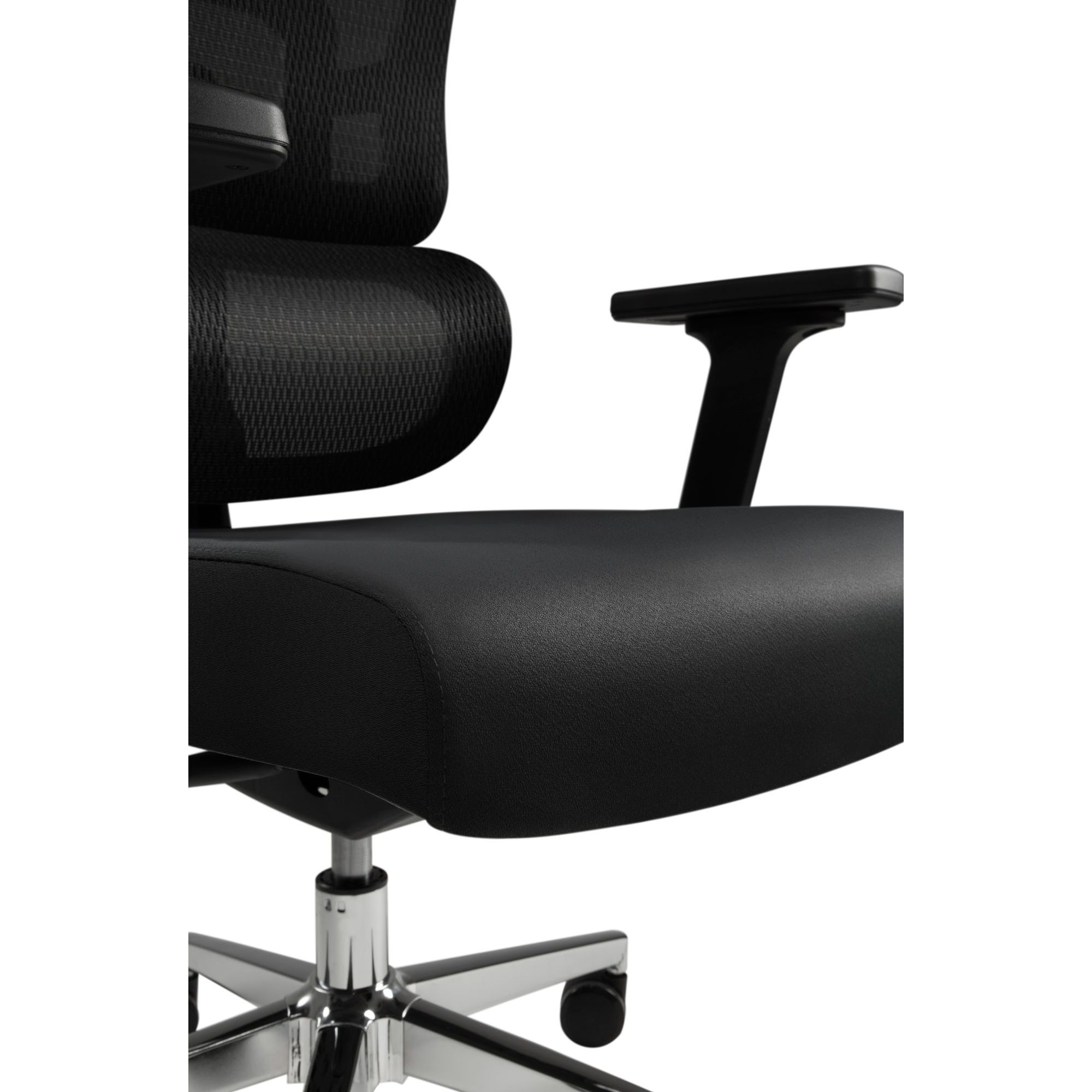Офисное кресло GT Racer B-517L, черное (B-517L Black) - фото 8