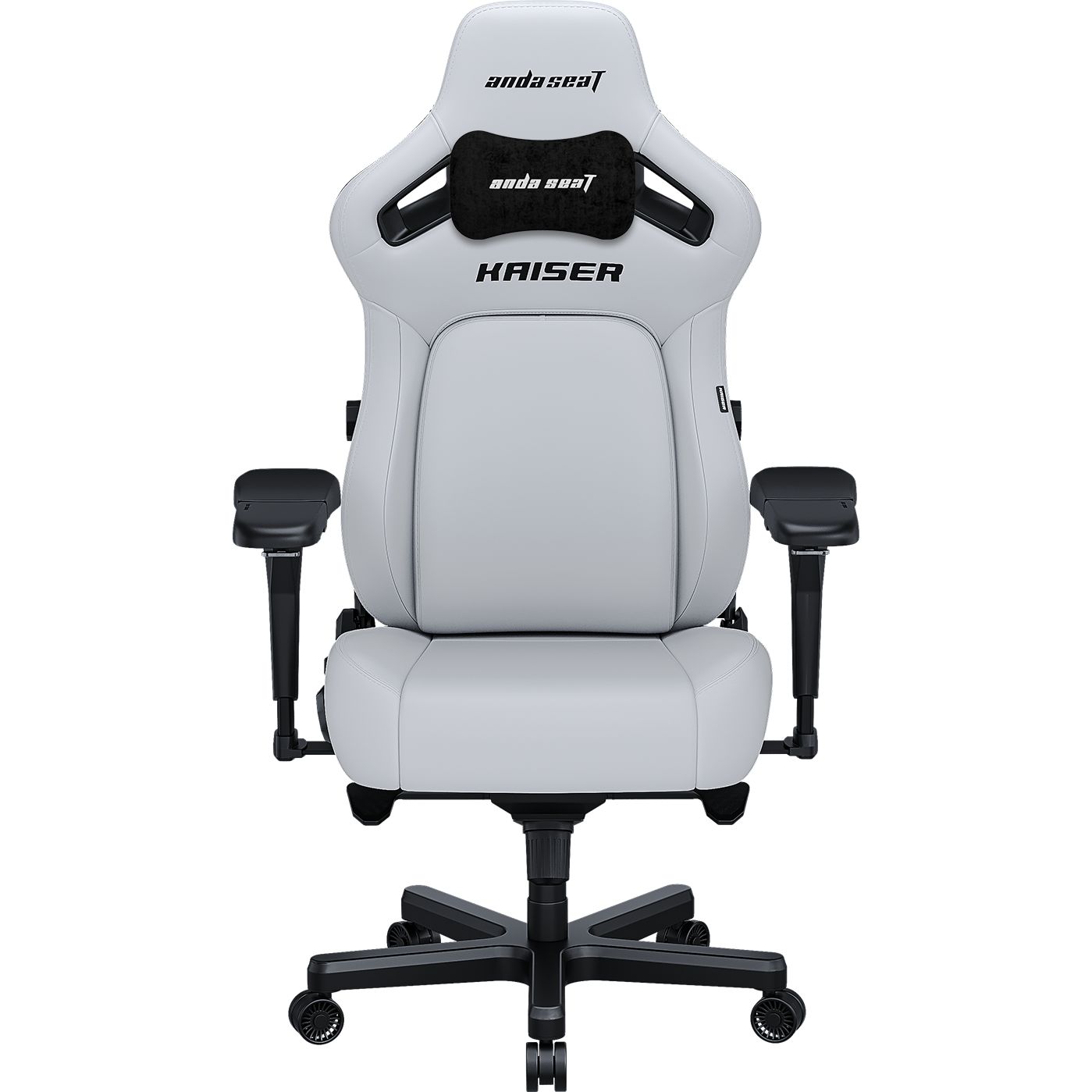 Крісло ігрове Anda Seat Kaiser 4 Size XL White Premium PVC (AD12YDDC-XLL-20-W-PV/C) - фото 1