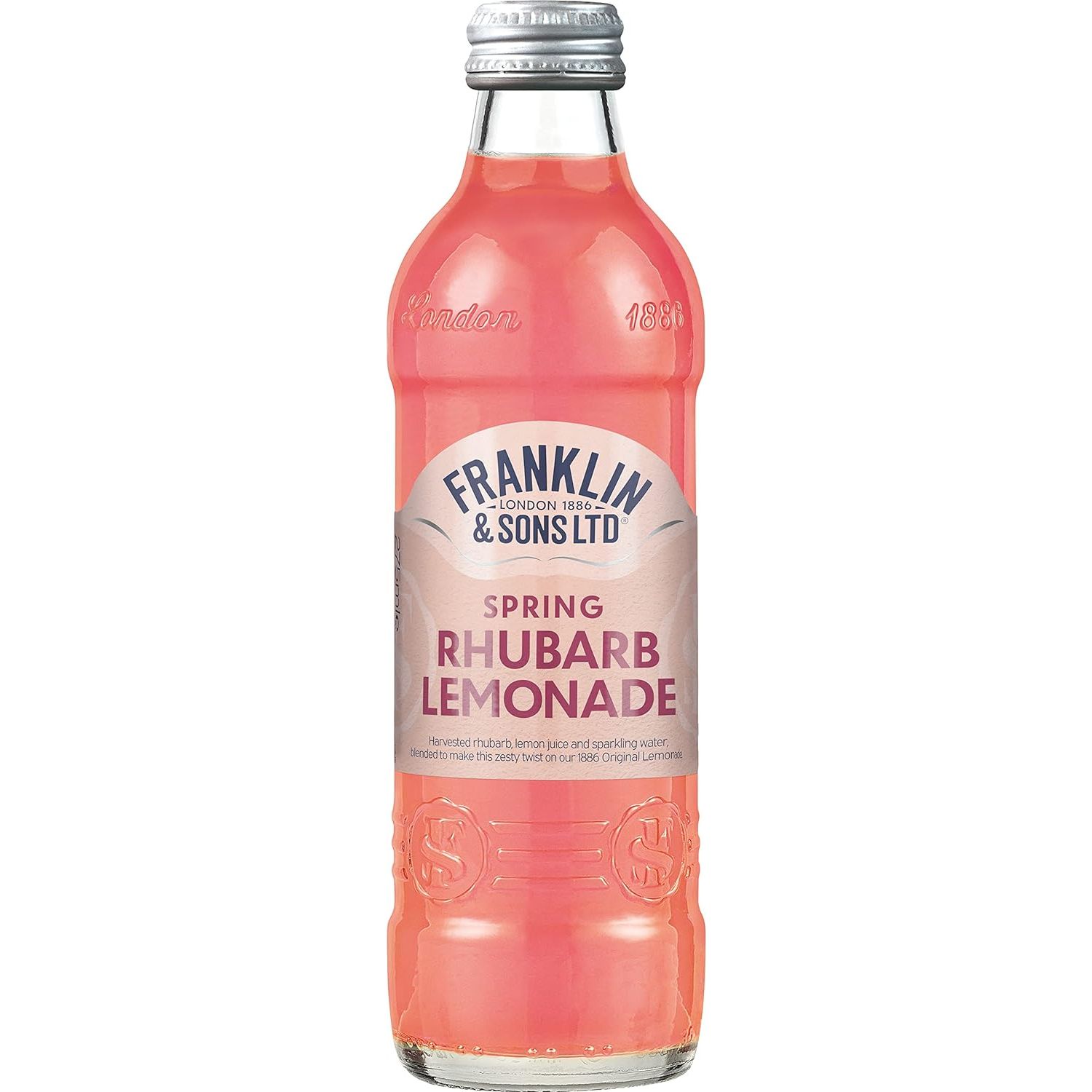 Напиток Franklin & Sons Spring Rhubarb Lemonade безалкогольный 275 мл - фото 1