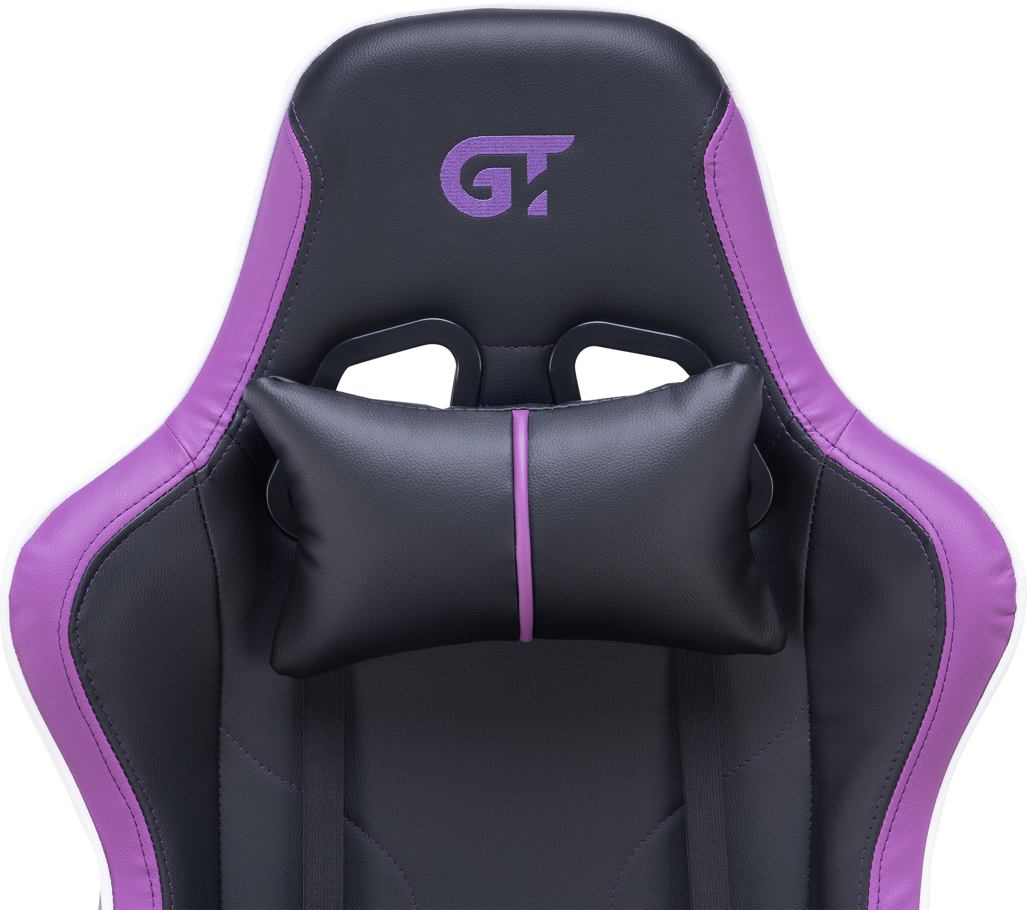 Геймерське крісло GT Racer чорне з фіолетовим (X-2528 Black/Purple) - фото 10