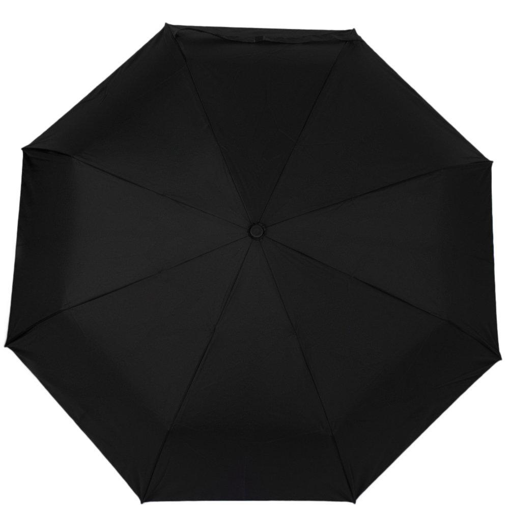 Мужской складной зонтик полный автомат Fare 98 см черный - фото 2