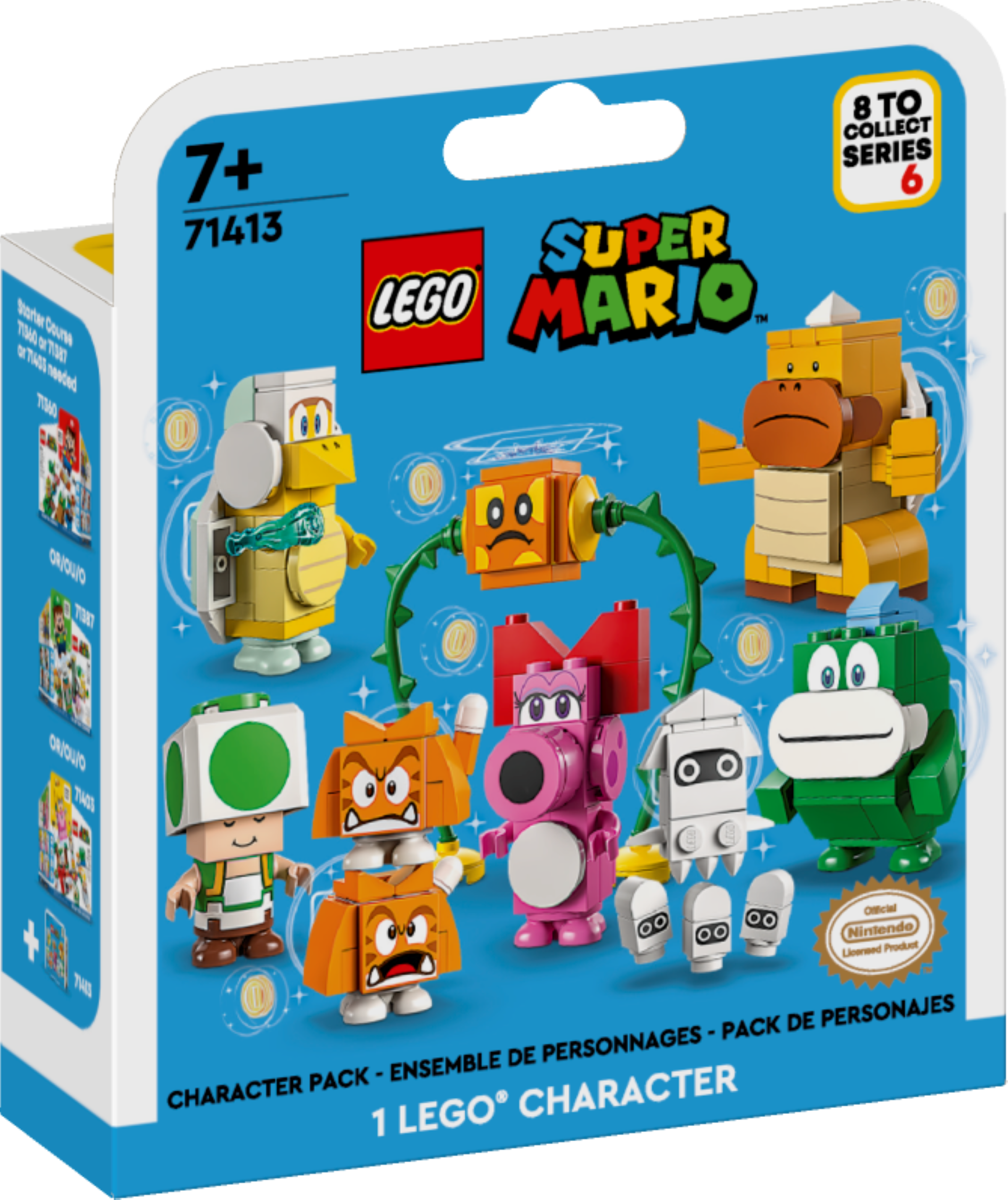 Конструктор LEGO Super Mario Наборы персонажей,серия 6, 52 деталей (71413)1-2023 - фото 1