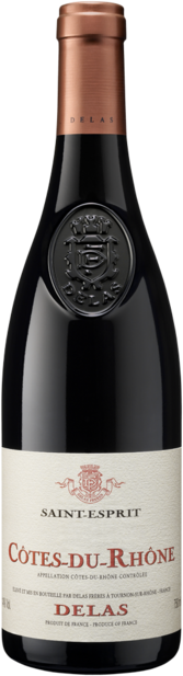 Вино Delas Cotes-du-Rhone Saint-Esprit AOC, червоне, сухе, 0,375 л - фото 1